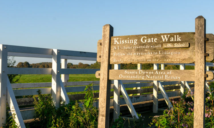 south downs walk in sussex kissing gate