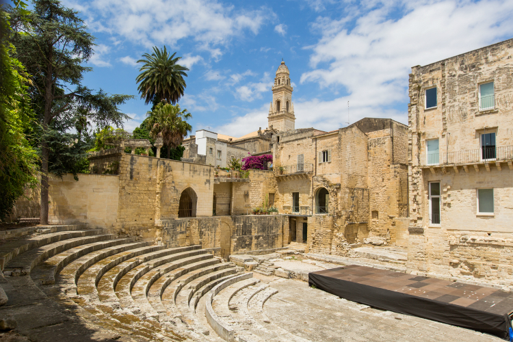 Little roman amphitheatre in Lecce