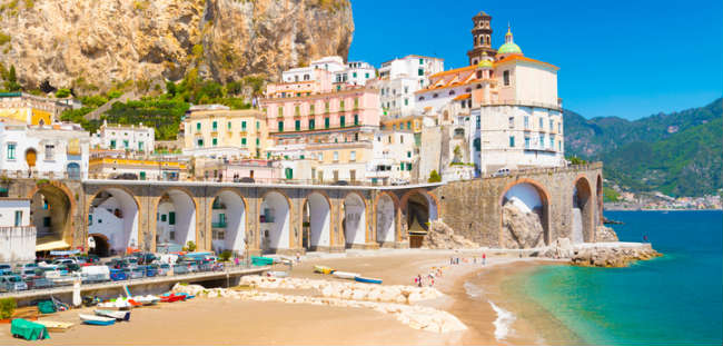 Atrani Italy beaches in Europe