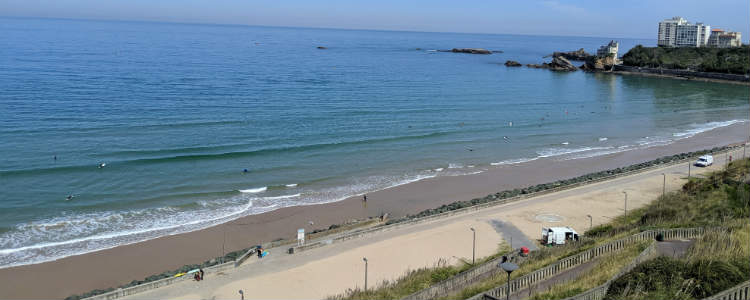 Côte des Basques beach Biarritz