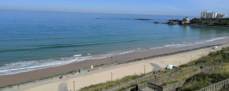 Côte des Basques beach Biarritz