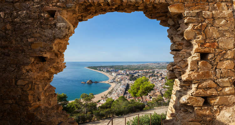 Blanes town costa brava