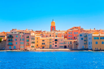 View of Saint-Tropez, French Riviera, France