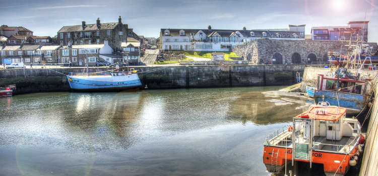 northumberland travel guide seashouses coastal town