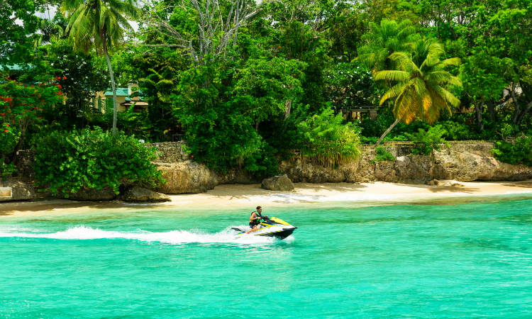 Barbados jet ski