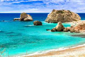 Petra tou Romiou famous as a birthplace of Aphrodite: Cyprus beaches