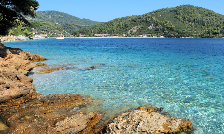 Panormos beach - best beaches in Skopelos