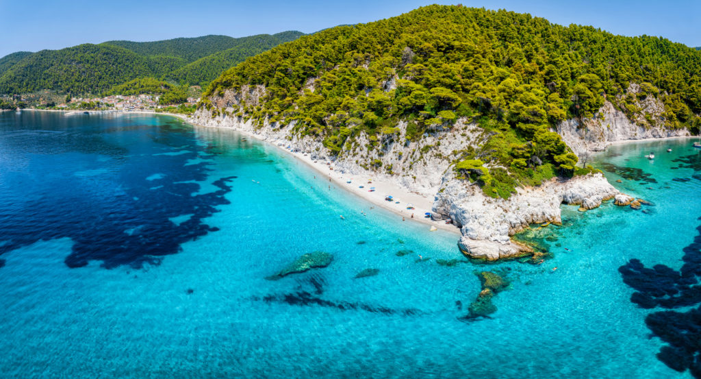 Hovolo beach - best beaches in Skopelos