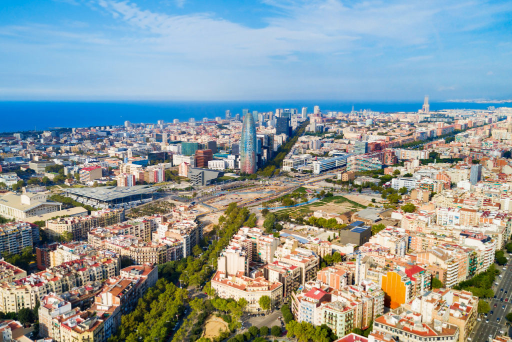 Aerial view - 3 days in Barcelona
