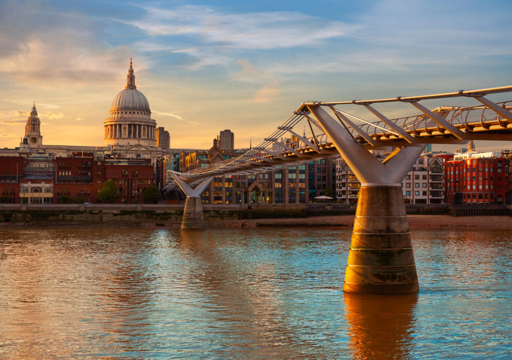 Millennium Bridge - coolest movie locations in London