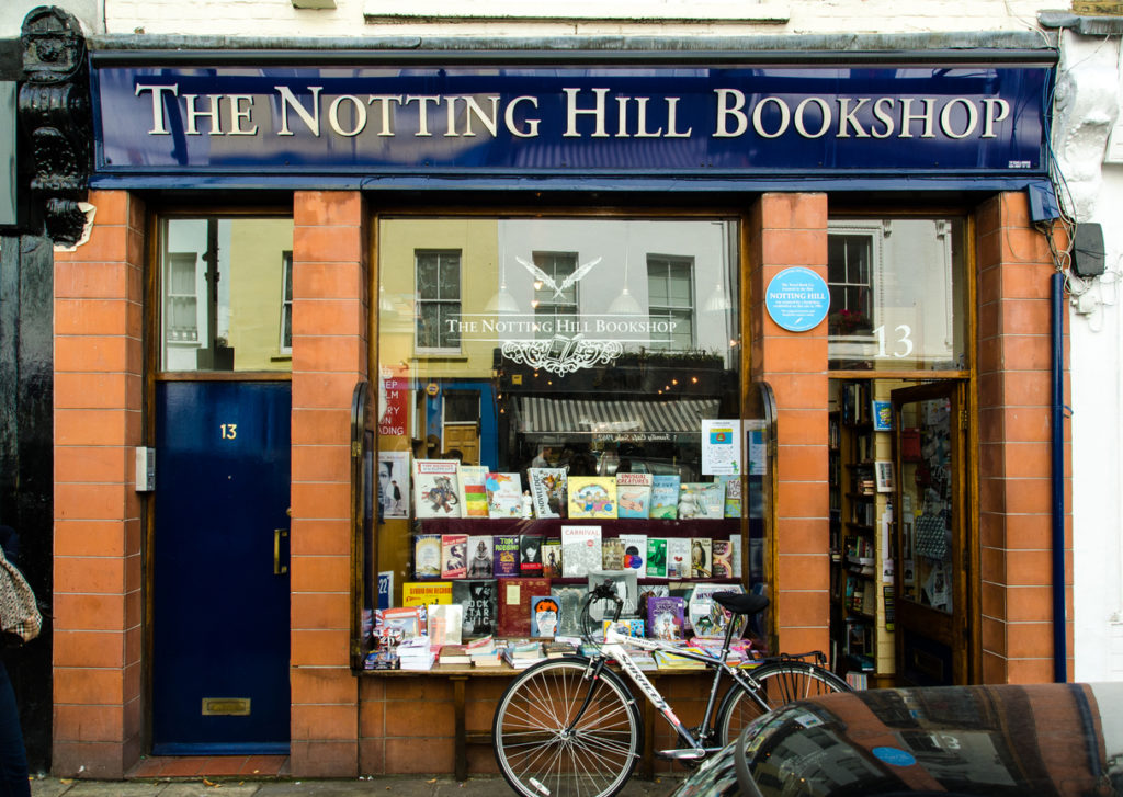The Notting Hill Bookshop - coolest movie locations in London