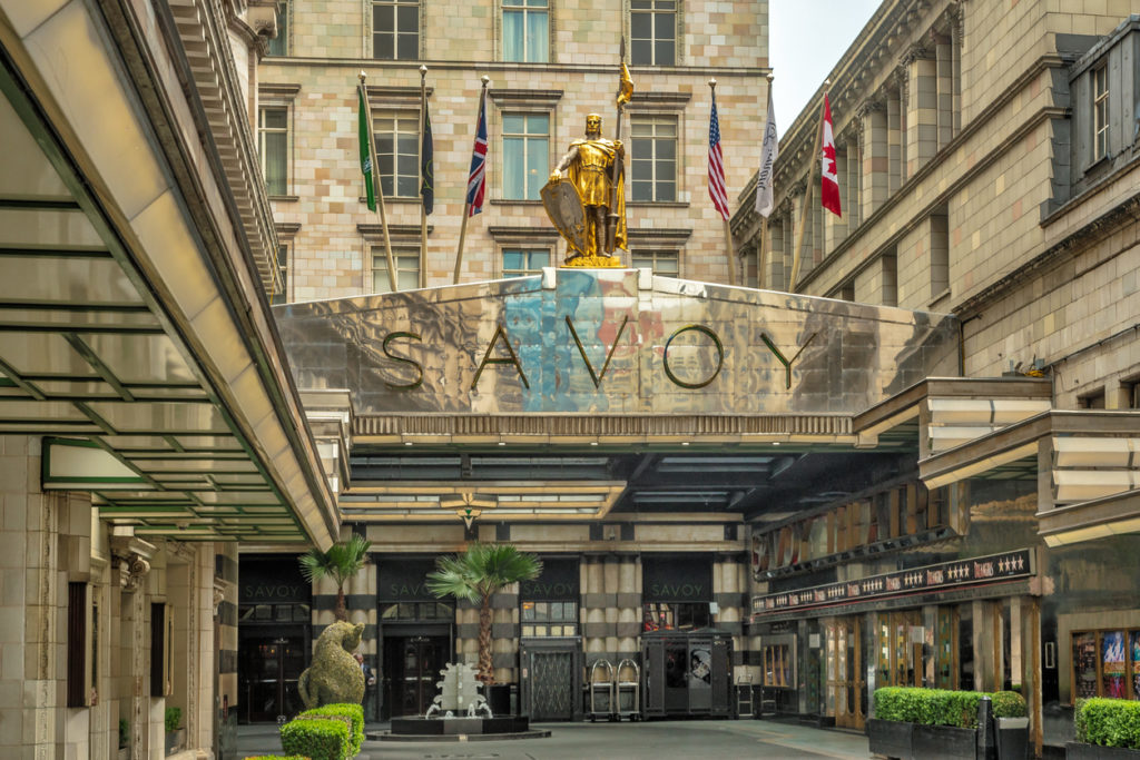 The Savoy - coolest movie locations in London